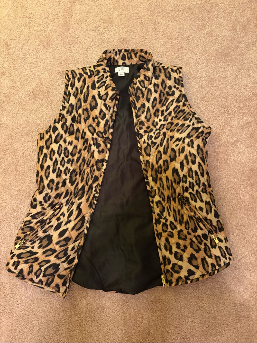 Leopard Print Vest